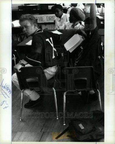 1993 Press Photo Bruce Bastuba Malcolm Academy - Historic Images