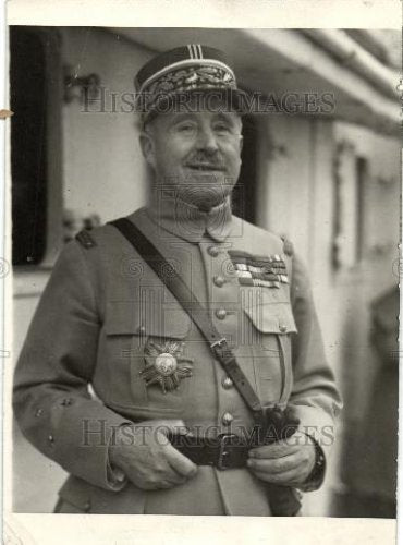 Press Photo General Georges Nivelle (France) - Historic Images