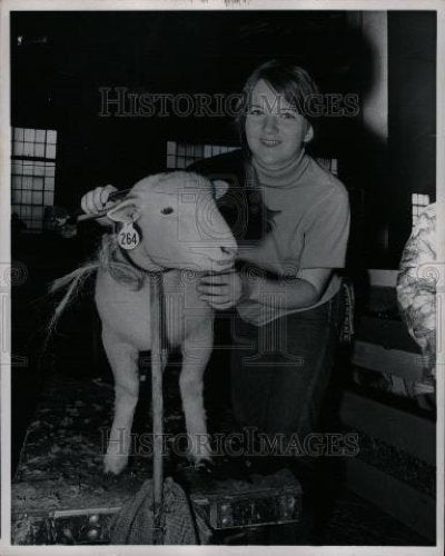 1969 Press Photo Horse Show Detroit MI State Fairground - Historic Images