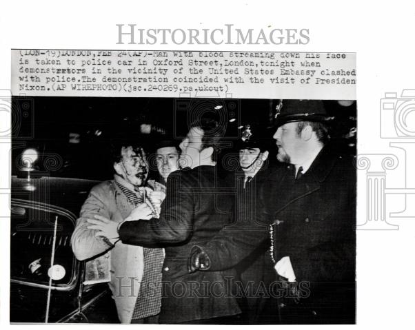 Press Photo President Nixon United States Resign - Historic Images