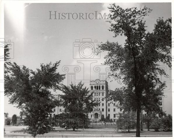 1956 Press Photo Mercy College Southfield Michigan - Historic Images