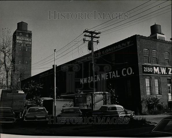 1966 Press Photo Michigan Dynamics Tower Wirecloth - Historic Images