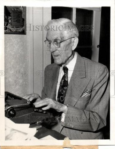 1949 Press Photo Dr Francis E Townsend founder old age - Historic Images