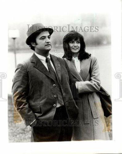 1986 Press Photo John Belushi,Blair Brown - Historic Images