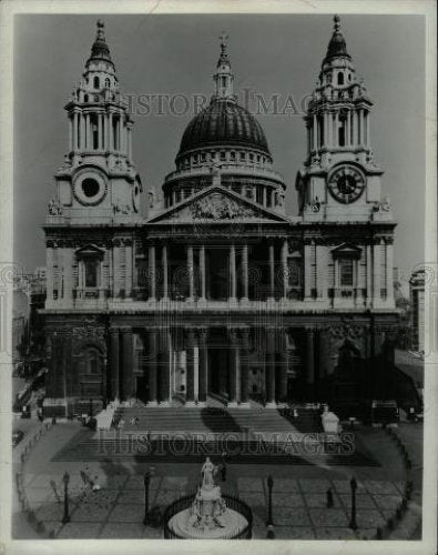 1965 Press Photo St Paul&#39;s cathedral London - Historic Images