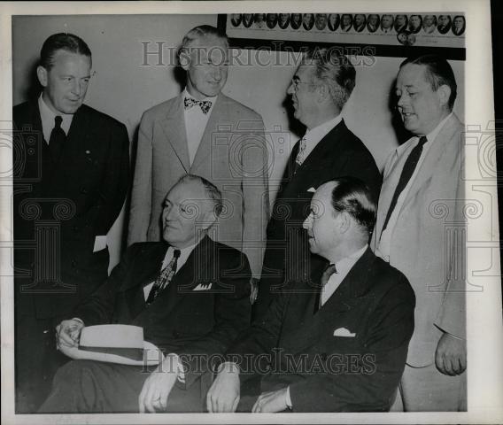 1946 Press Photo Michigan Stat Graft Grand Jury - Historic Images