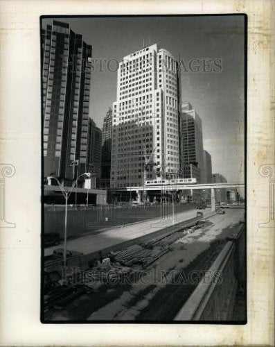 1989 Press Photo John Madden Building Jefferson Detroit - Historic Images