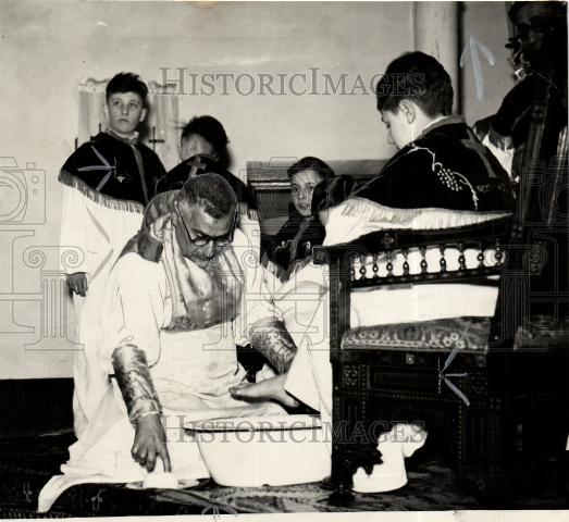 1934 Press Photo Lent period of the liturgical year - Historic Images