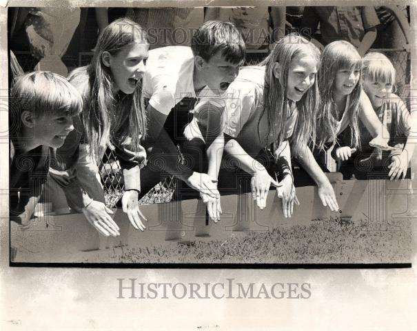 1972 Press Photo Trainers Contestants Turtle Derby - Historic Images