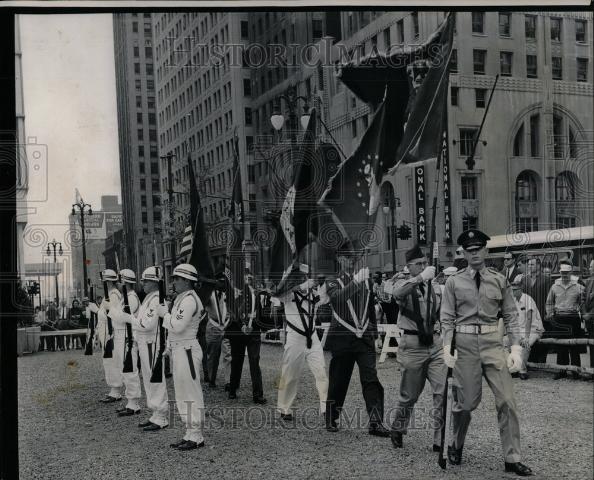 1962 Press Photo National Guard old city hill - Historic Images