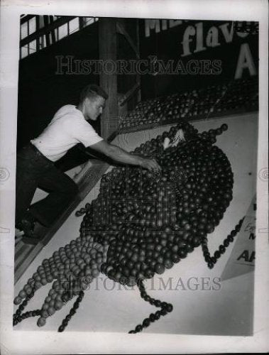 1956 Press Photo Michigan State Fair - Historic Images