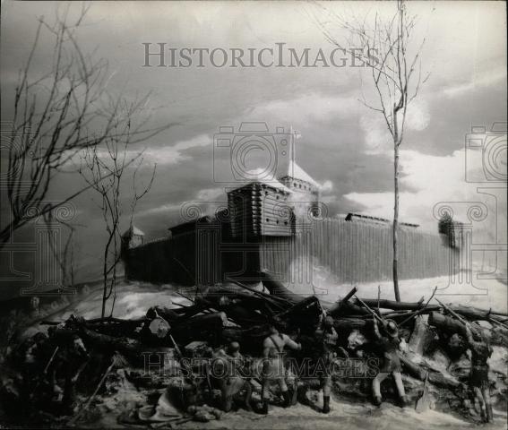 1937 Press Photo George Rogers Michigan Historic - Historic Images