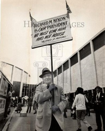 1971 Press Photo Richard Nixon Alfred P. Adamo - Historic Images