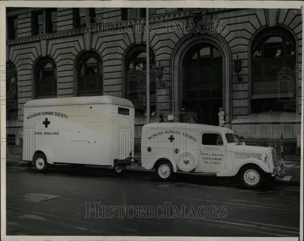 1938 Press Photo Michigan Humane Society - Historic Images