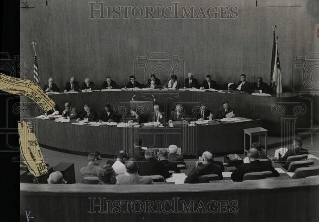 1961 Press Photo Constitutional Convention Detroit - Historic Images