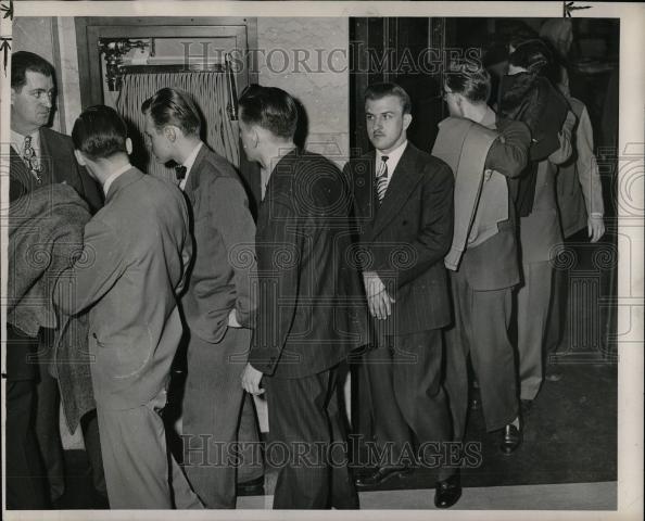 1948 Press Photo Mail Theft Ring Sam O&#39;Connen Marshal - Historic Images