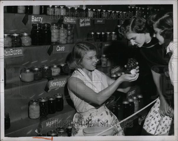 1956 Press Photo Michigan State Fair - Historic Images