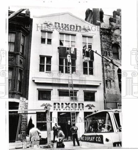 1967 Press Photo Richard Nixon presidential candiate DC - Historic Images