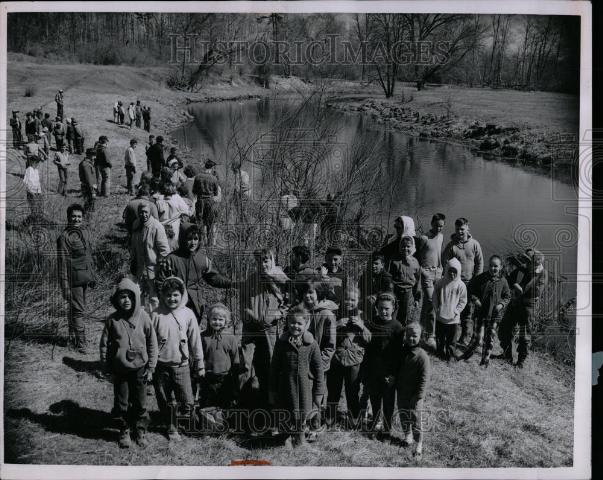 1963 Press Photo Macomb Nature  Mill Creek - Historic Images