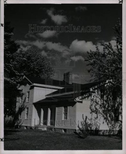 1951 Press Photo Collins House Macon Michigan - Historic Images