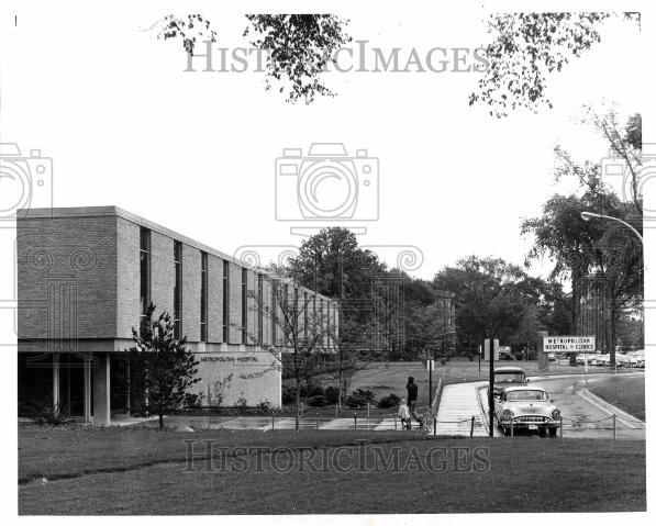 1963 Press Photo Metropolitan Hospital plan - Historic Images