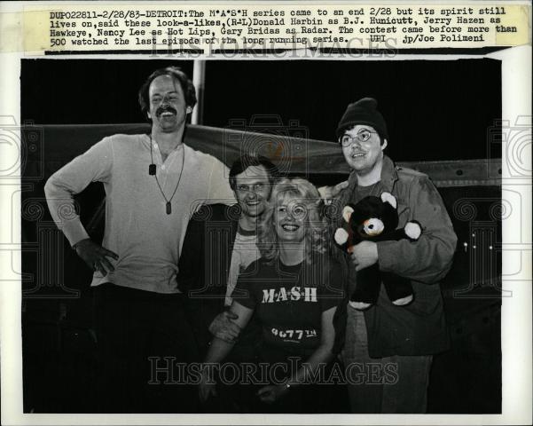 1983 Press Photo M*A*S*H lookalike competition - Historic Images