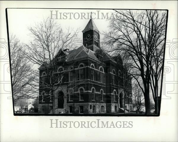 1981 Press Photo Livingston County Courthouse - Historic Images