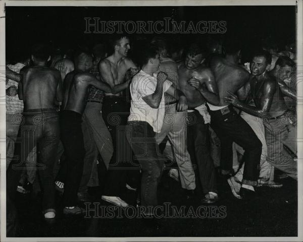 1958 Press Photo Michigan College Mining Technology - Historic Images