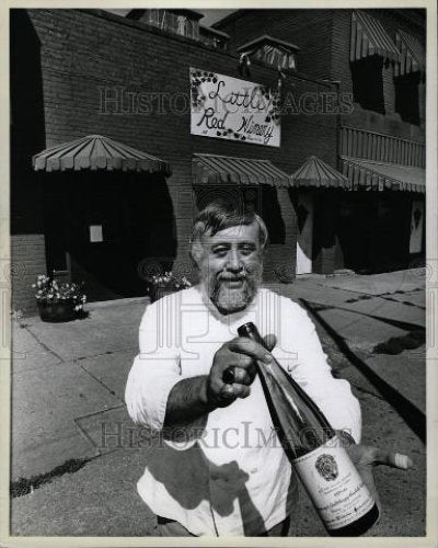 1973 Press Photo Little Red Winery Owner Chuck Koller - Historic Images