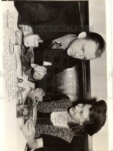 1938 Press Photo Lee Tracy Helen Thomas Hollywood - Historic Images