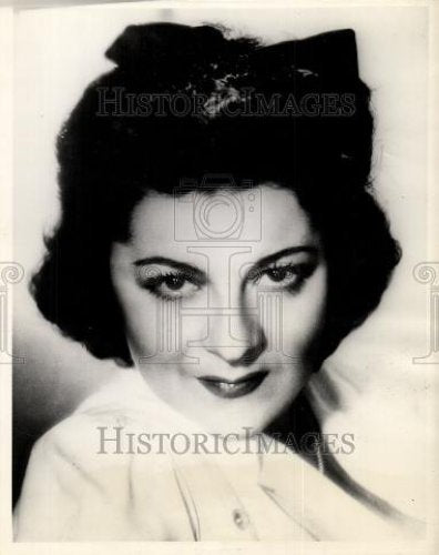 1943 Press Photo Jennie Tourel  operatic mezzo-soprano - Historic Images