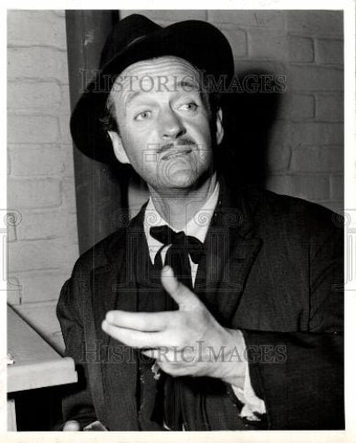 1956 Press Photo David Niven actor - Historic Images