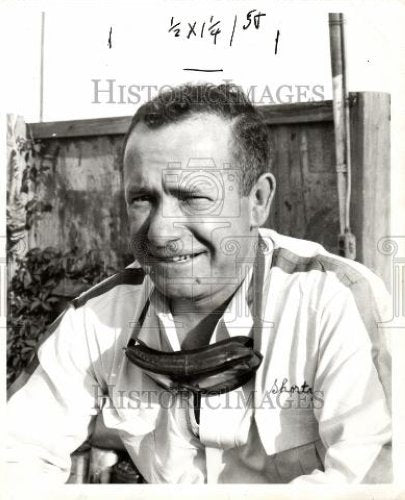 1957 Press Photo SHORTY TEMPLEMAN American racecar driV - Historic Images