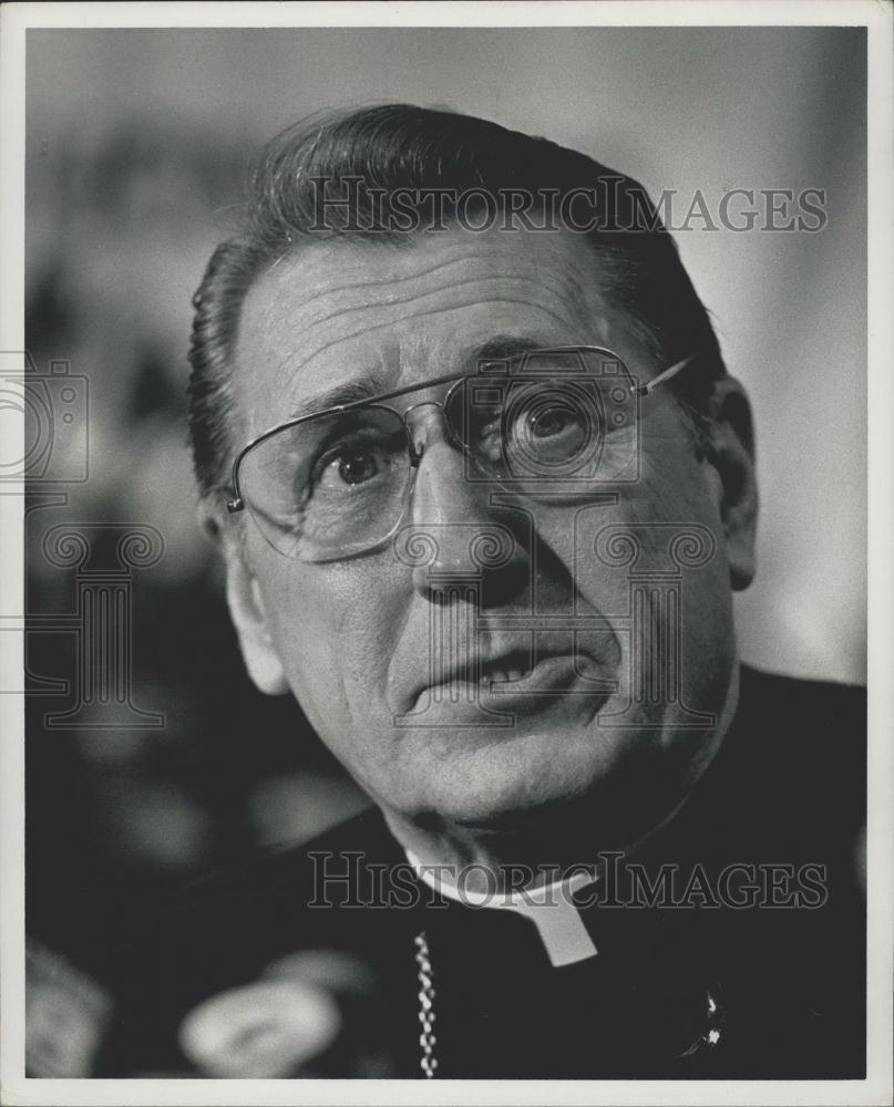 Press Photo Bishop John O&#39;Connor Chosen to Succeed Cardinal Cook - Historic Images