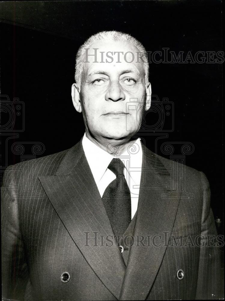 Press Photo Transport and Communications Minister Alexandros Tzavelas - Historic Images