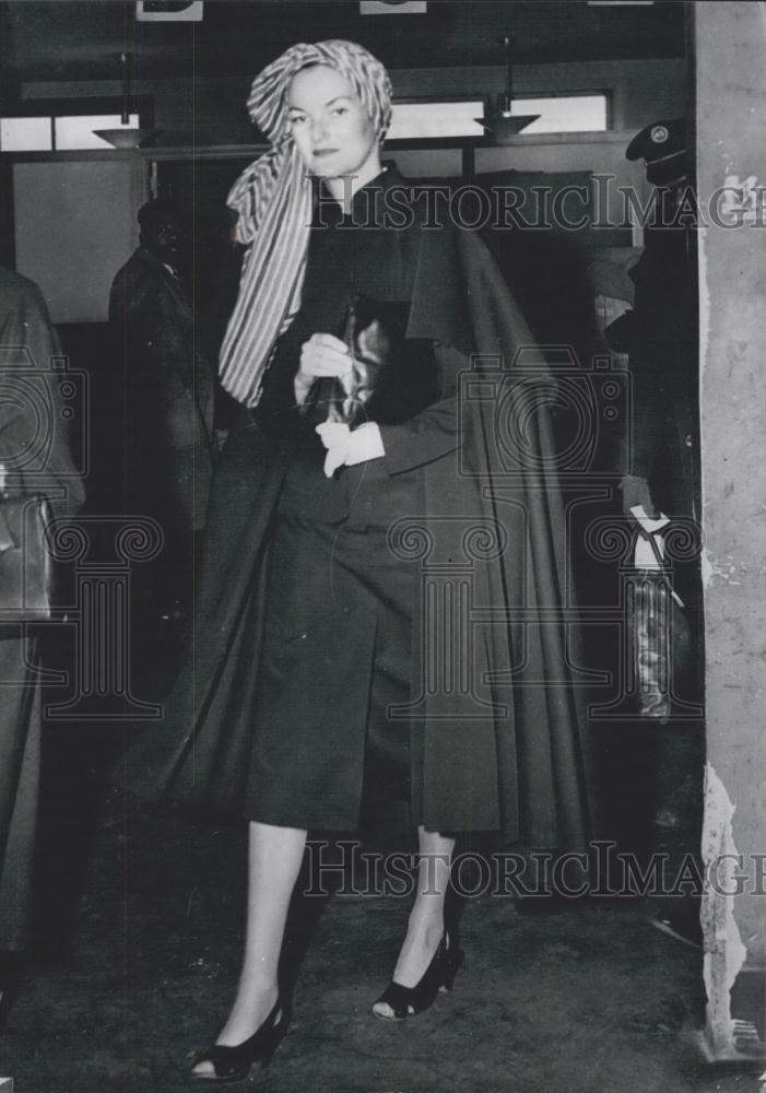 1954 Press Photo Millionairess Doris Duke - Historic Images