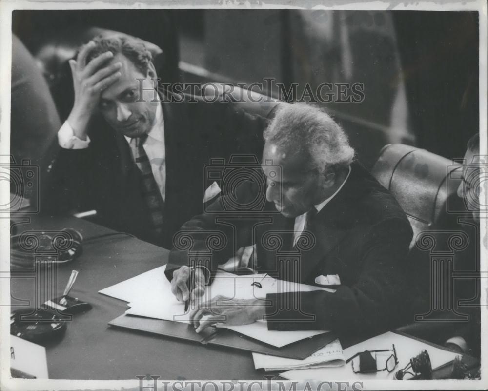 1962 Press Photo India Foreign Minister Krishna Menon - Historic Images