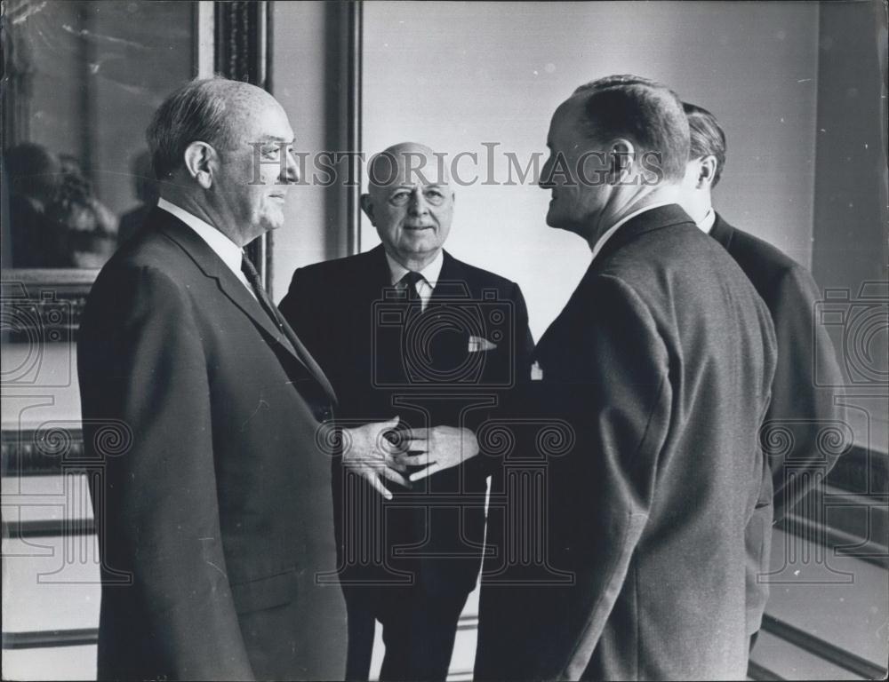 Press Photo Secretary of State Dean Rusk, NATO, Manlio Brosio - Historic Images