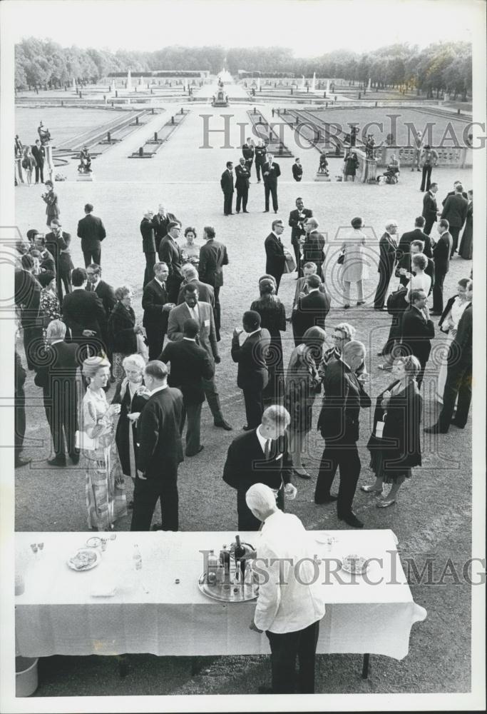 1972 Press Photo King Of Sweden Holds Party For UN-Delegates - Historic Images