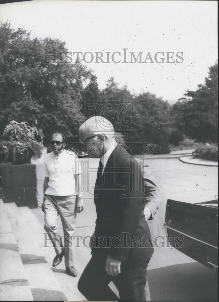 1971 Press Photo US Ambassador Kenneth Rush - Historic Images