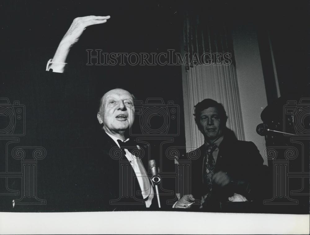 Press Photo L. Stokowski 90th birthday party. - Historic Images