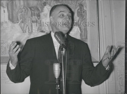 1965 Press Photo Pierre Marcilhacy Candidate To De Gaulle's Succession - Historic Images