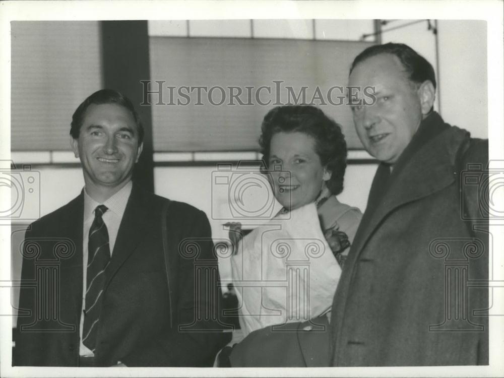 1959 Press Photo Dr. Denis Melrose,Dr. Denis Melrose,W. Paton Cleland, - Historic Images