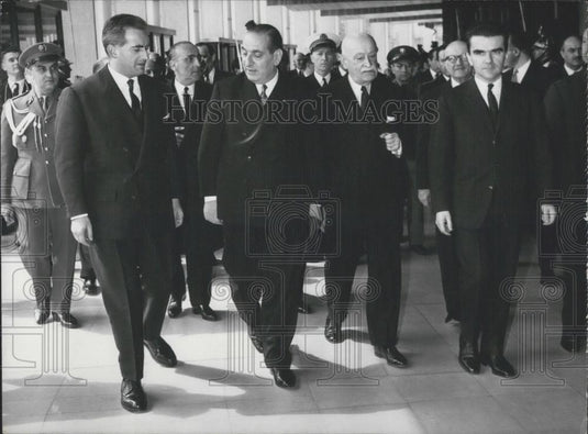 Press Photo Alain Peyr Fitte ,u, Vladimir D' Ormesson & Jacques Bernard Dupont - Historic Images