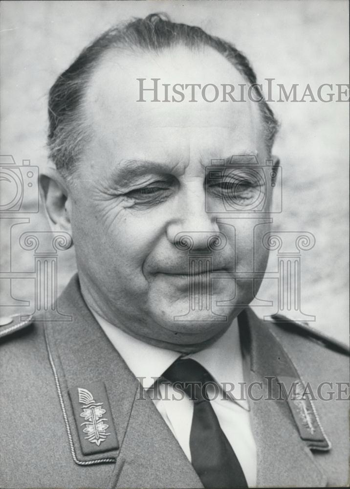 1964 Press Photo General Trettner Closeup Military Uniform - Historic Images