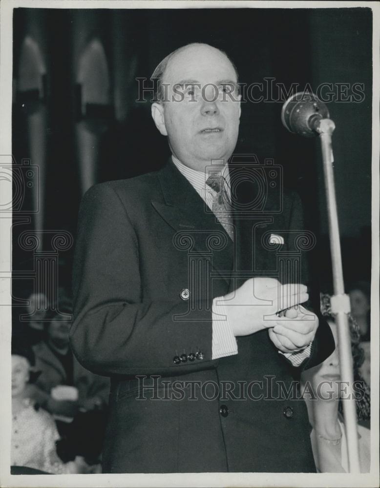 1962 Press Photo Tory Women's Conference Speaker Chairman Iain MacLeod - Historic Images