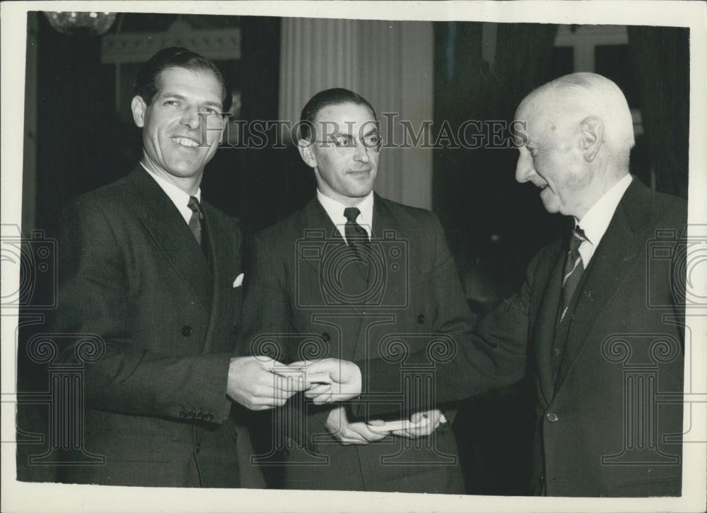 1955 Press Photo Viscount Templewood President Lawn Tennis Association Montram - Historic Images