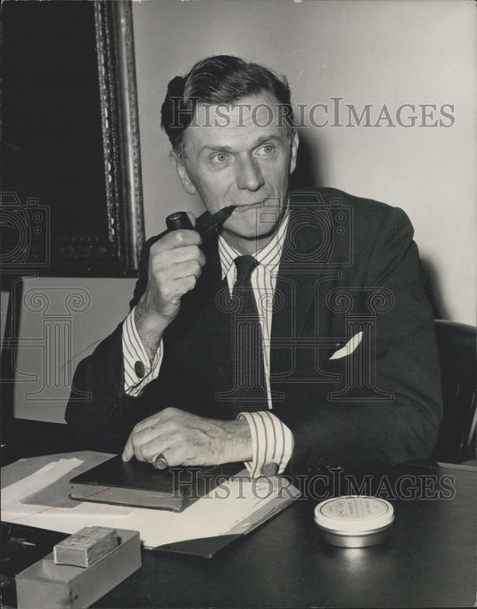 1965 Press Photo Michael Hadow, New Ambassador To Israel - Historic Images