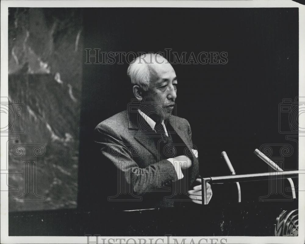 Press Photo Masahiro Nisibori Representative Japan - Historic Images