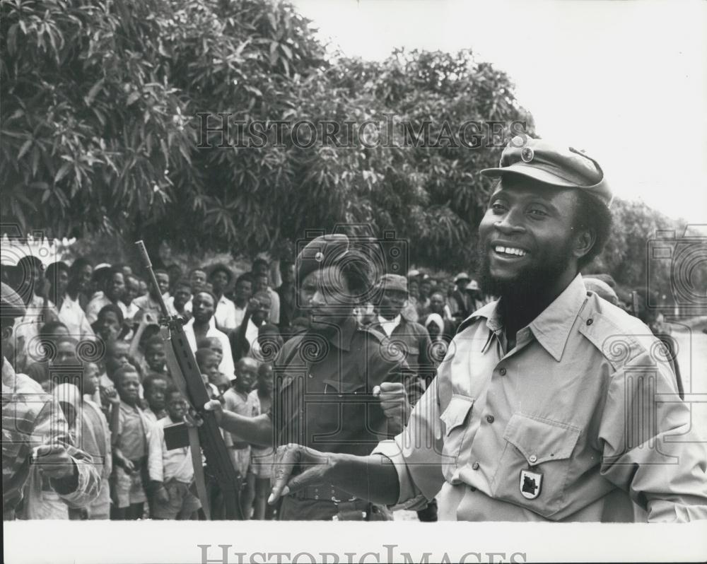 1976 Press Photo Colonel Samuel Chiwale,C in C of Unita - Historic Images